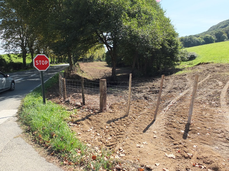 Travaux de défrichage des agros